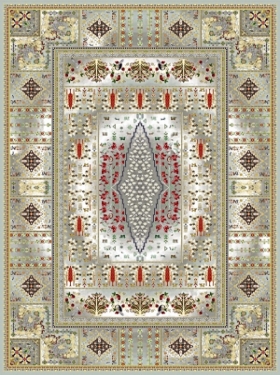 فرش 700 شانه وینتیج طلاکوب کد 5111 فردین